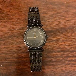 Fossil Black Stainless Three Hand Watch